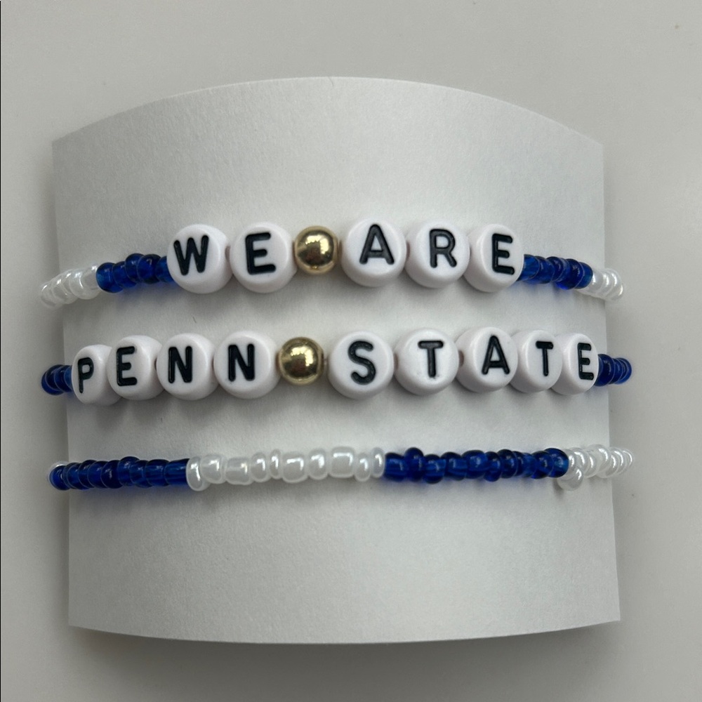 Penn State Game Day Bracelet Set